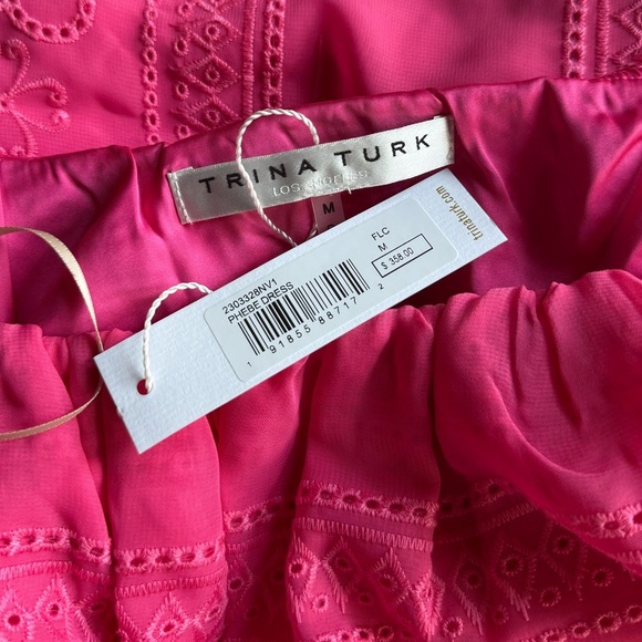 Trina Turk Women's Pink One-Shoulder Phebe Dress - Picture 3 of 5